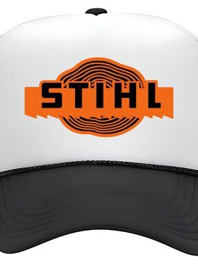 Stihl Chainsaws Foam Trucker Mesh Snapback Cap Hat Printed Graphic